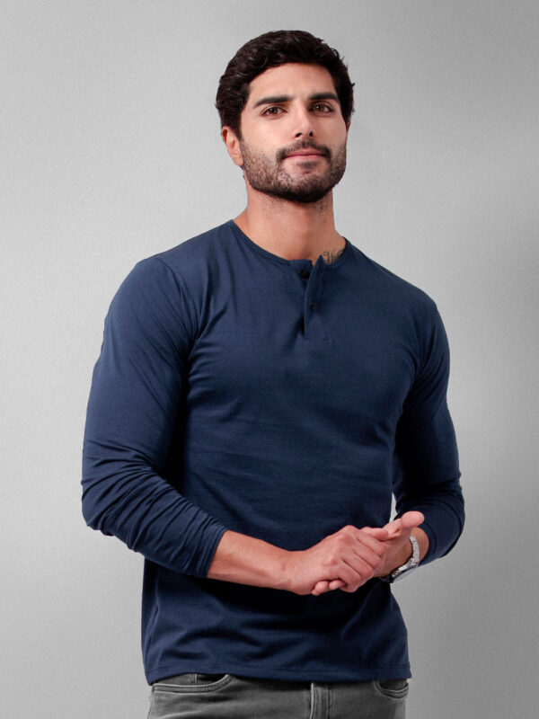 Polo Henley Navy