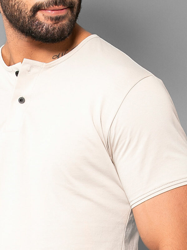 Polo Henley Ivory - Imagen 2