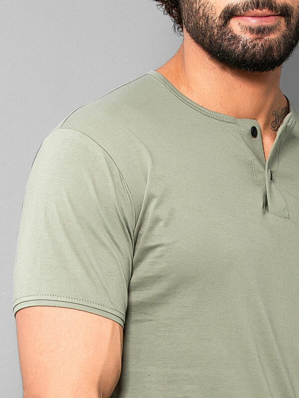 Polo Henley Mint - Imagen 2