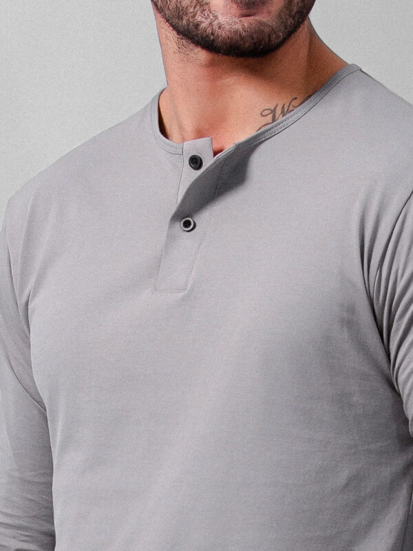 Polo Henley Silver - Imagen 2